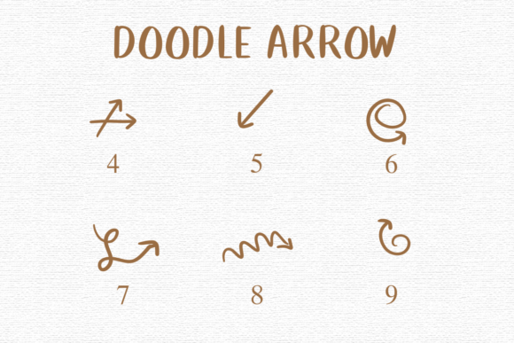 Doodle Arrow Font - Image 4