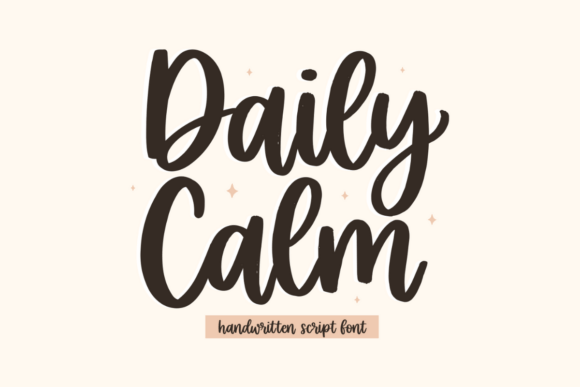 Daily Calm Font