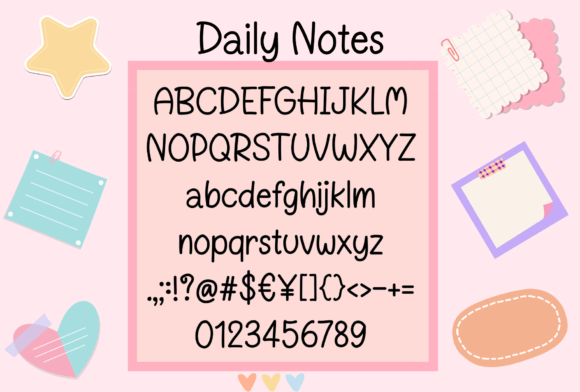Daily Notes Font - Image 2