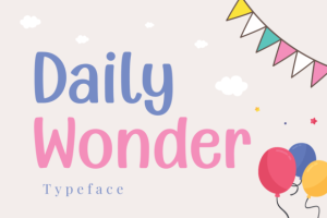 Daily Wonder Font