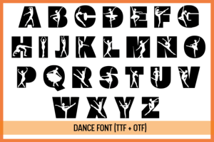 Alternative view of Dance Font