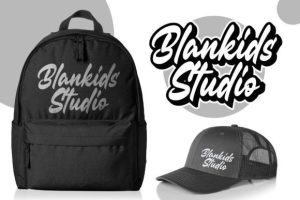 Alternative view of Dark Brush Font