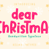 Dear Christmas Font