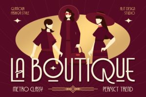 Alternative view of Decofun Typeface Font