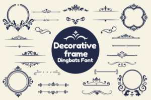 Decorative Frame Font