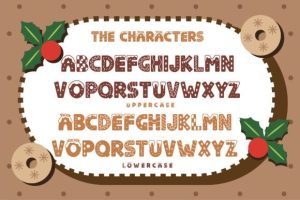 Alternative view of Delicious Cookies Font