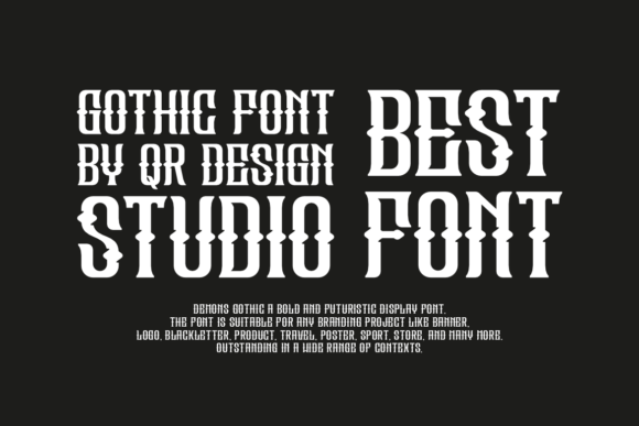 Demons Gothic Font - Image 5