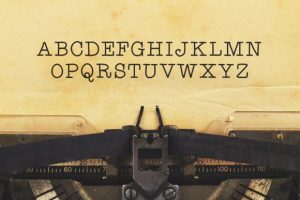 Alternative view of Detective Font