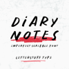 Diary Notes Font