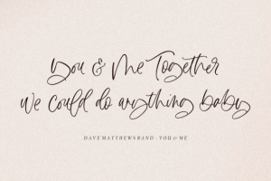 Alternative view of Diary Writing Font