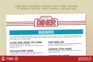 Alternative view of Diner Classique Font