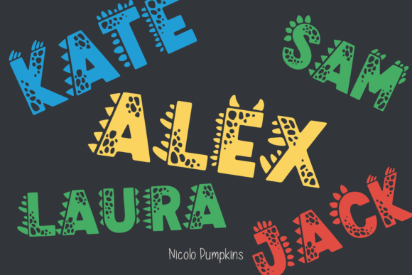 Dino Park Font - Image 3