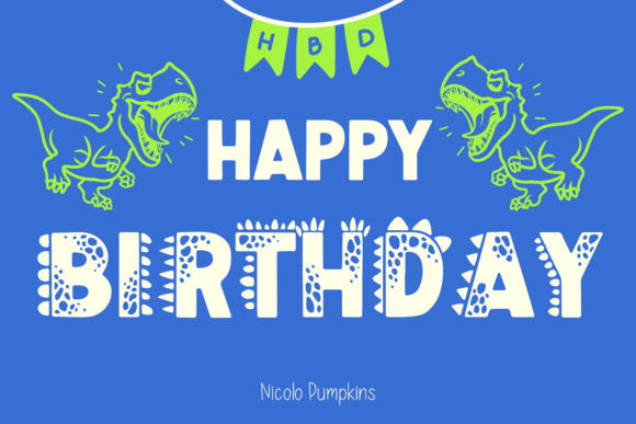 Dino Park Font - Image 4