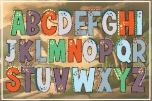 Alternative view of Dino Park Font