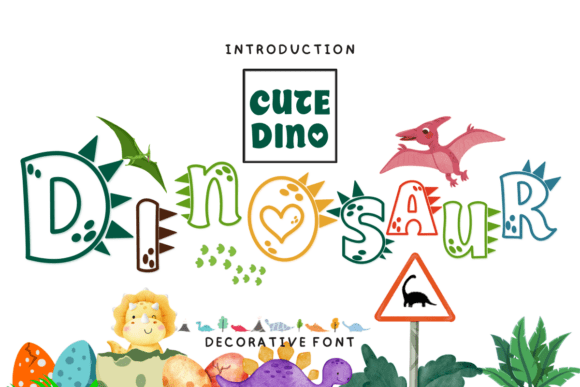 Dinosaur Cute Font
