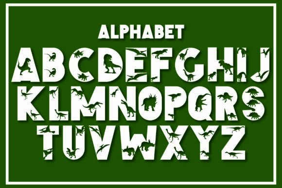 Dinosaur Font - Image 2