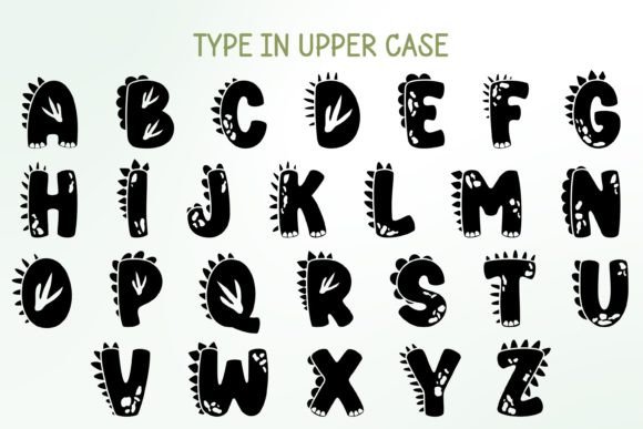 Dinosaur Font - Image 3