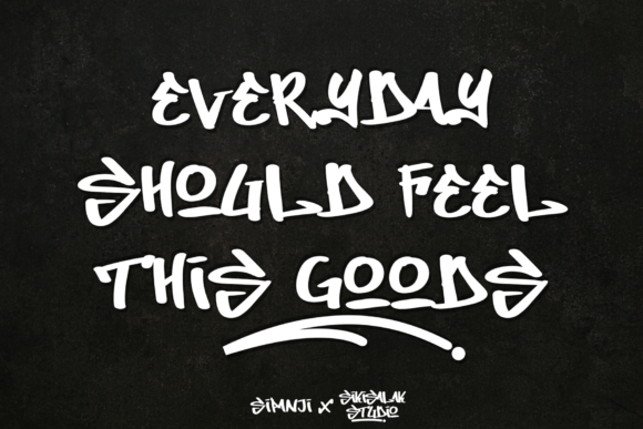 Dirty Lizard Graffiti Font - Image 3