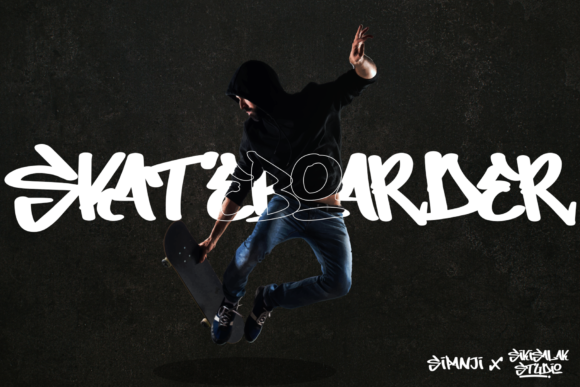 Dirty Lizard Graffiti Font - Image 5