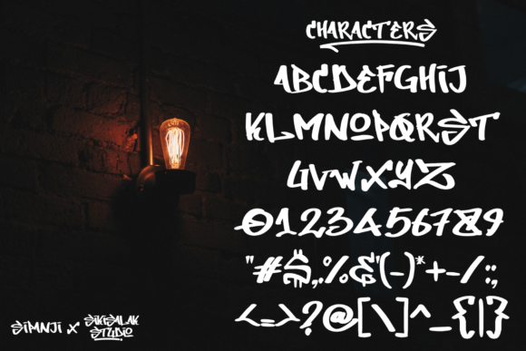 Dirty Lizard Graffiti Font - Image 6