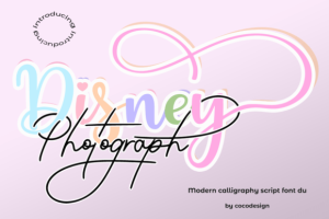 Disney Photograph Font