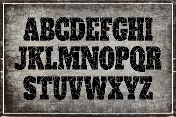 Distressed Font - Image 2