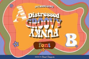 Distressed Groovy Funky Font
