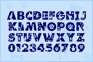 Alternative view of Dog Life Font