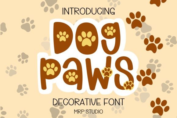 Dog Paws Font