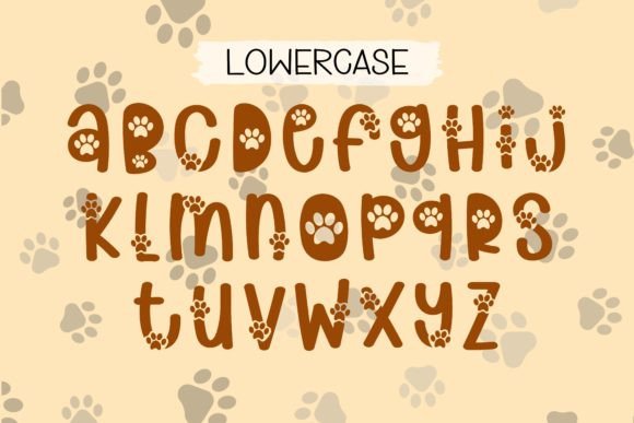 Dog Paws Font - Image 4