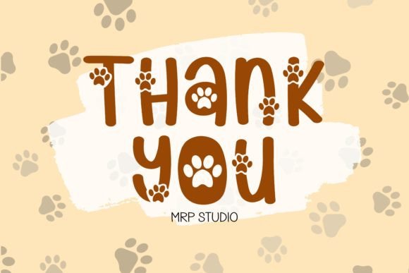 Dog Paws Font - Image 7