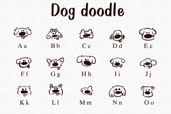 Dog Doodle Font - Image 2