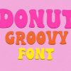 Donut Groovy Font