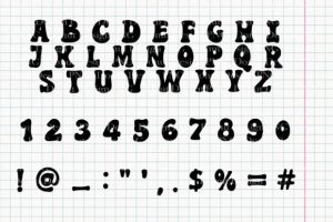 Alternative view of Donut Groovy Font