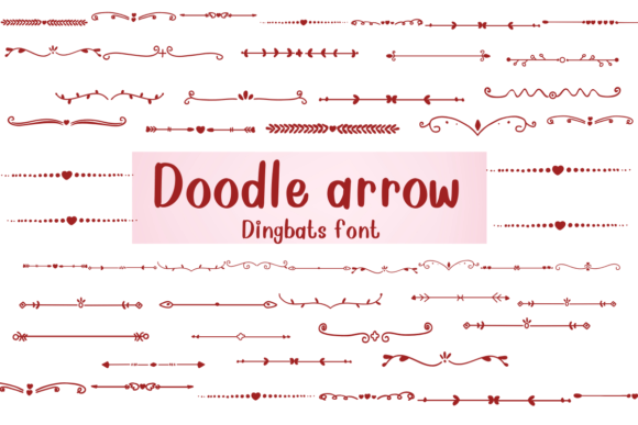 Doodle Arrow Font