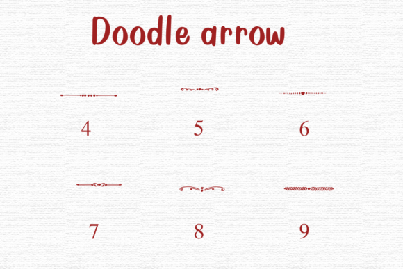 Doodle Arrow Font - Image 4