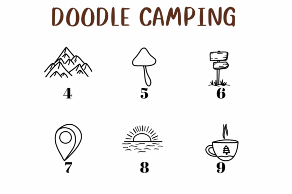 Doodle Camping Font - Image 4