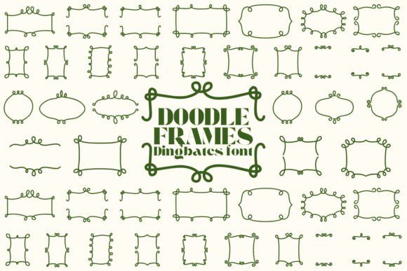 Doodle Frames Font