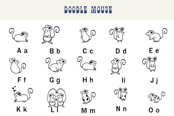 Doodle Mouse Font - Image 2