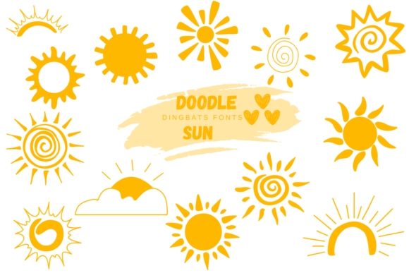 Doodle Sun Font