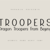 Dragon Troopers Font