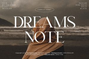 Dreams Note Font