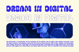 Alternative view of Dropic Font