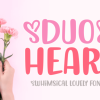 Duo Heart Font
