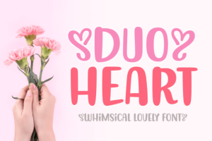Duo Heart Font