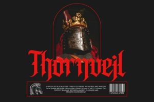 Alternative view of Duskfall Font