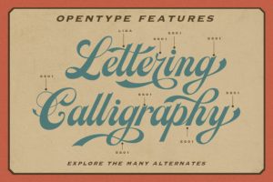 Alternative view of Earthgate Font