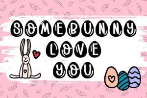 Alternative view of Easter Vibes Font