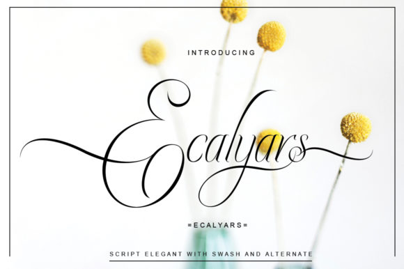 Ecalyars Font - Image 3
