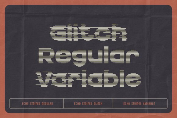 Echo Stripes Font - Image 4